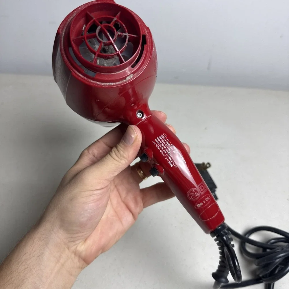 Babyliss Pro Nano Titanium Volare V1 Hair Dryer Blower Full SZ Red Ferrari